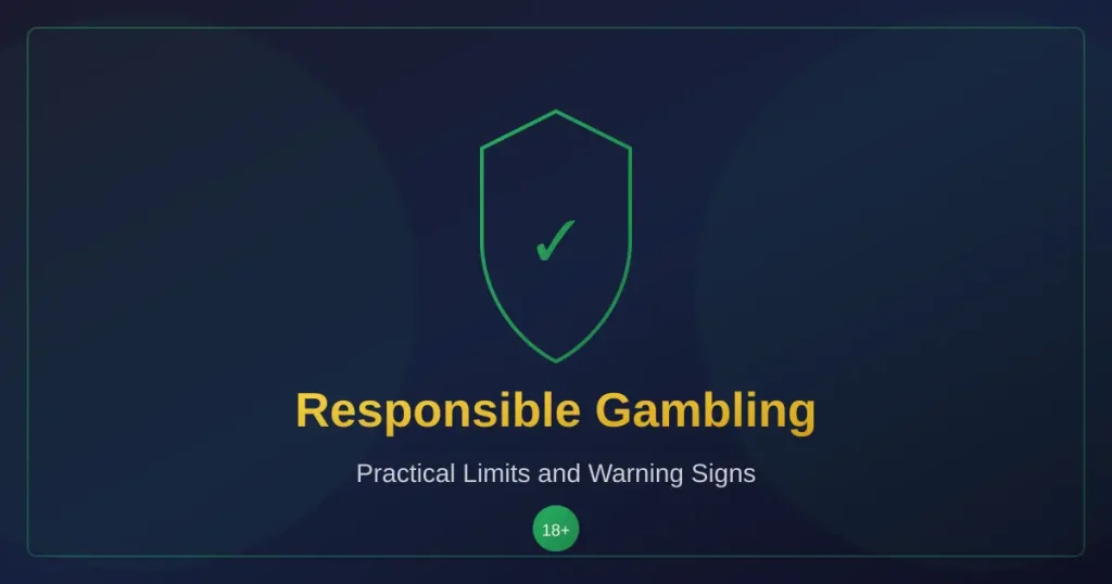 Responsible Gambling: Practical Limits and Warning Signs (18+)